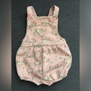 Mini Boden Pink Tulip Romper 6-12mo